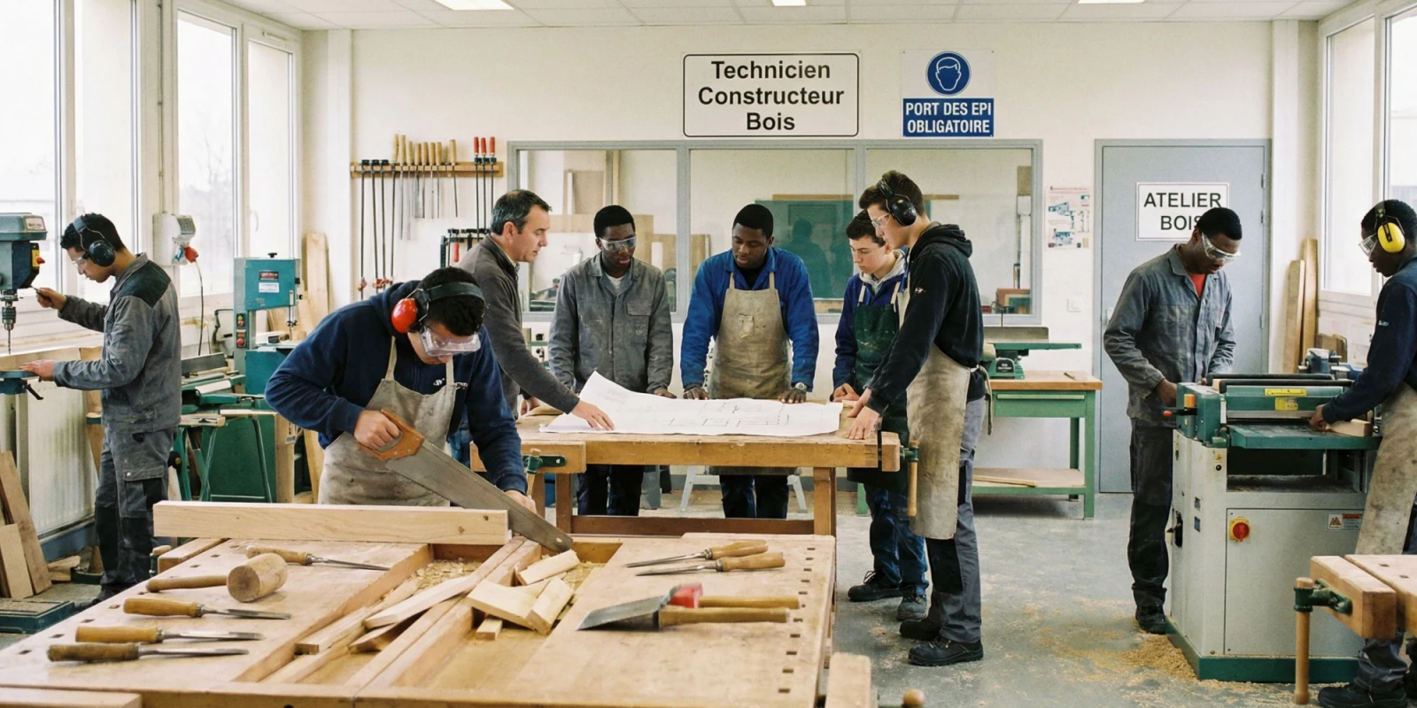 Matériel Bois Indispensable en Bac Pro TCB : Outils et Équipements pour Réussir