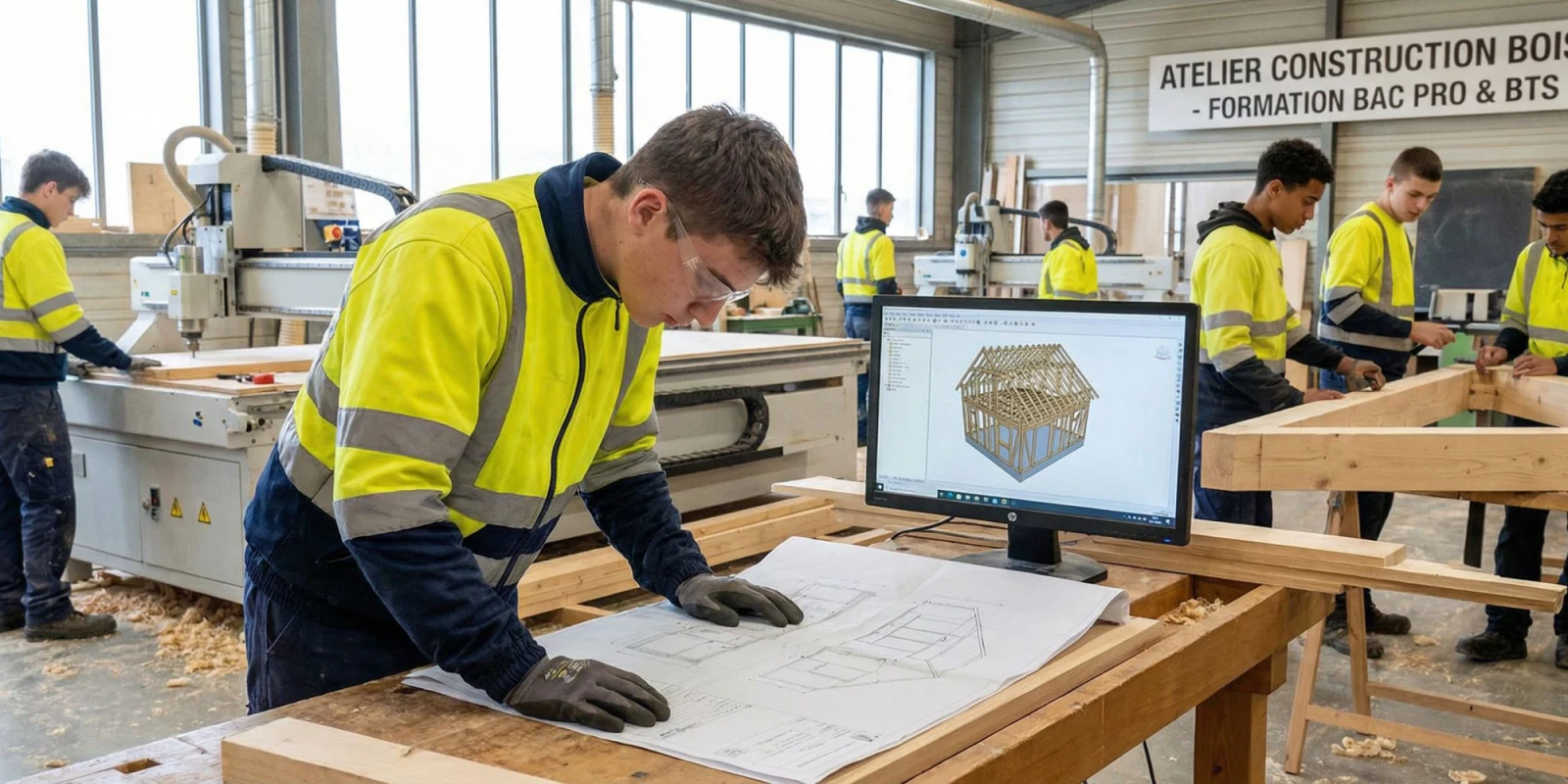 Poursuites d'Études après le Bac Pro TCB : BTS, Licences Pro et Écoles Spécialisées Bois