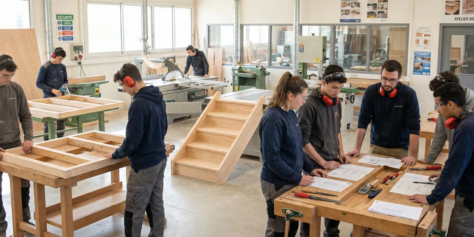 Projets Bois en Bac Pro TCB : Idées d'Ateliers pour Progresser en Construction